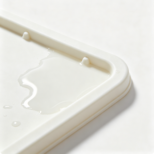 Tappetino in silicone per cibo e acqua per animali Vela Blu Reopet, impermeabile con bordi rialzati anti-spandimento, adatto per ciotole di cani e gatti