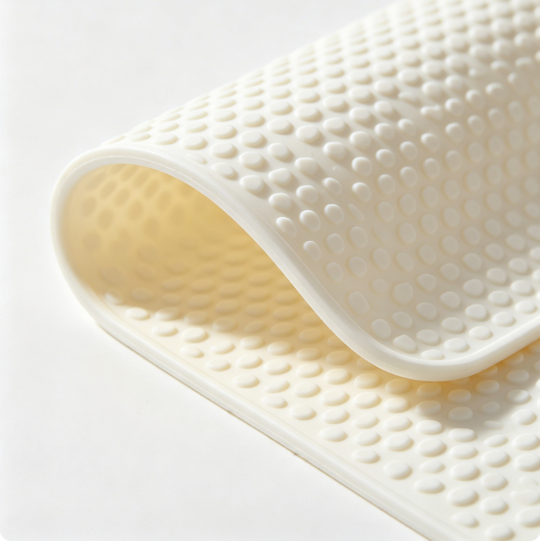 Tappetino in silicone per cibo e acqua per animali Vela Blu Reopet, impermeabile con bordi rialzati anti-spandimento, adatto per ciotole di cani e gatti